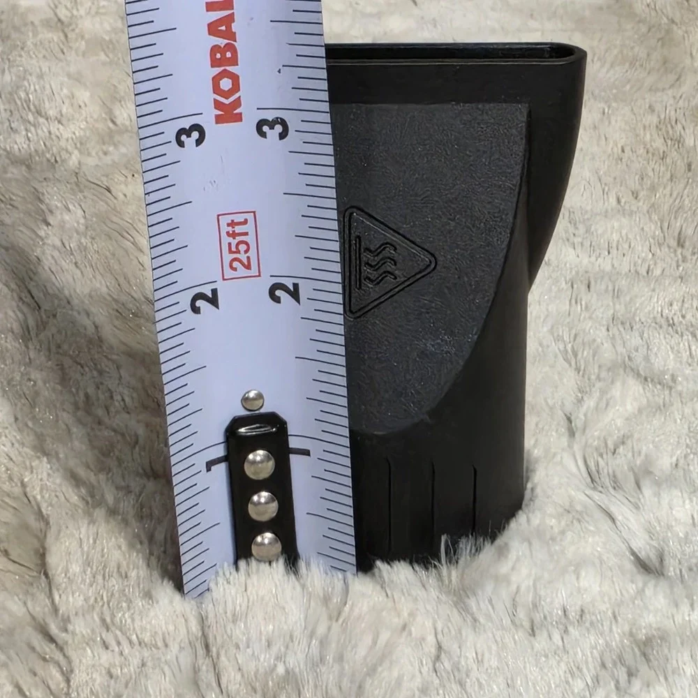 Universal Hair Dryer Attachments Diffuser & Concentrator Nozzle Black 5cm Inlet